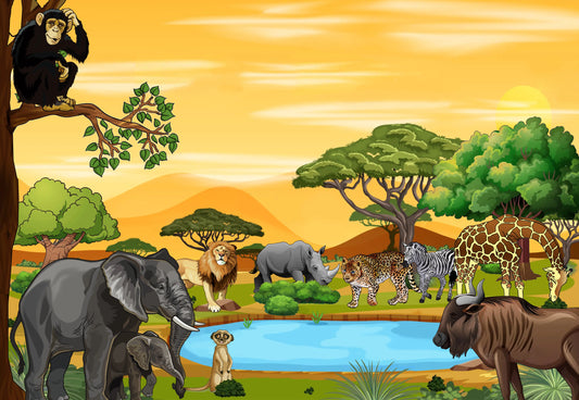 African Jungle Print